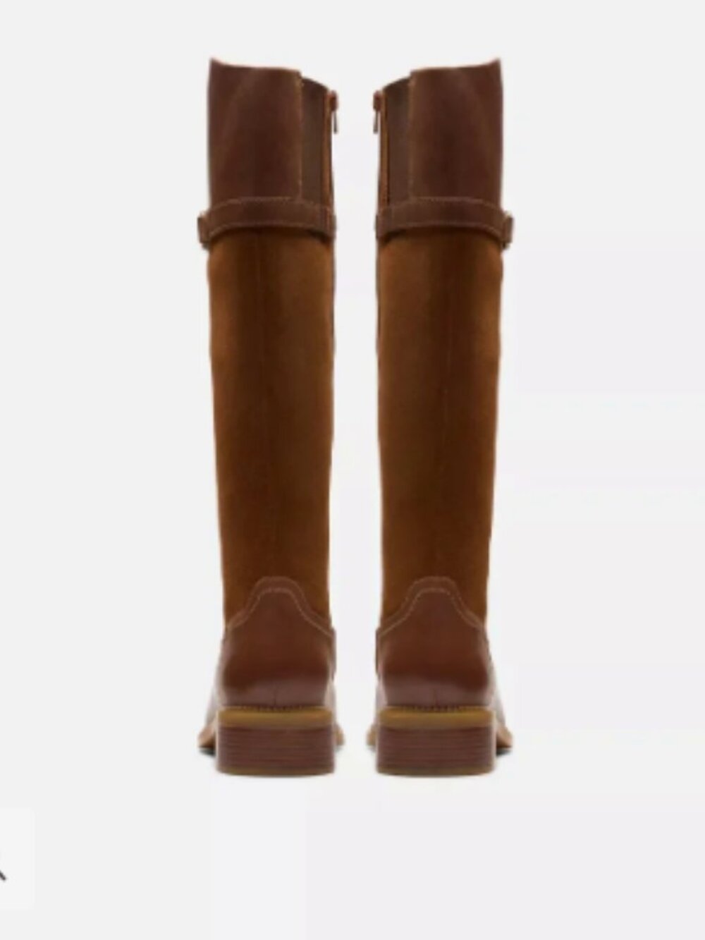 Leather/suede Riding Boots - Picture 3 of 8